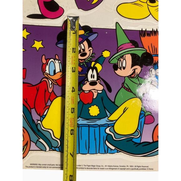 Disney Vintage Halloween Static Cling Window Decorations  Mickey & Friends - Picture 7 of 12